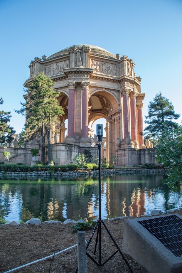 The Velodyne HDL-32e lidar unit casts 32 lasers at a 40º spread to generate three-dimensional information about its environment. Introduced in 2010 for a list price of $29,900, it’s an advanced piece of equipment found on many sophisticated robots and vehicles today. Photo by Hep Svadja